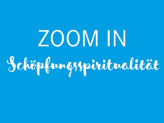 ZOOM IN Schöpfungsspiritualität