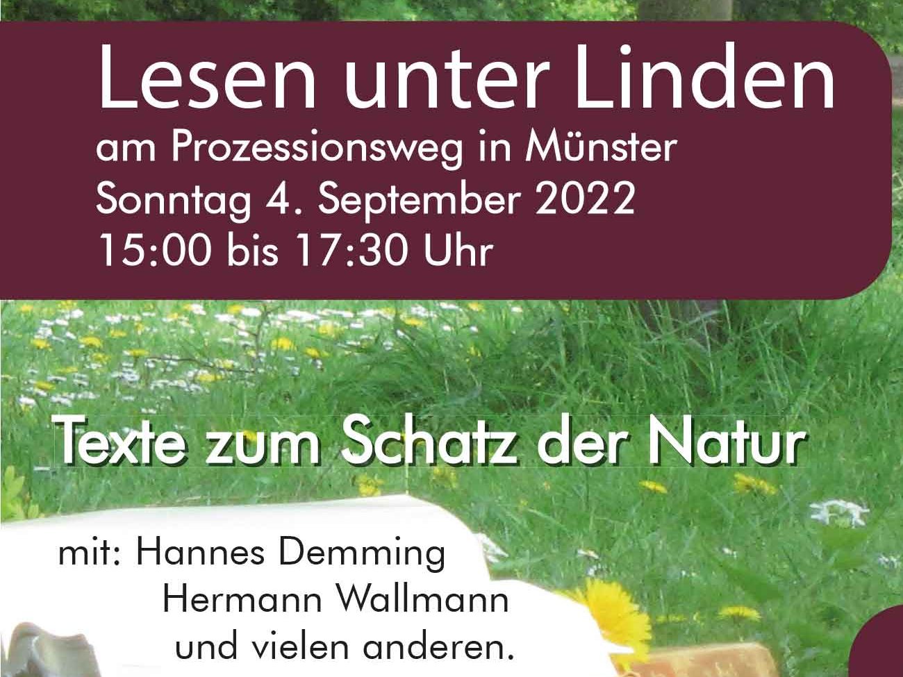 Lesen unter Linden (Intitiative Prozessionsweg e. V.)